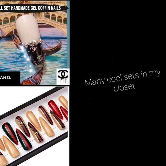 2/$30 PINK OMBRE 💅NAILS glue on OR press on W/GLUE, TABS & FILE -any length - Picture 8 of 9